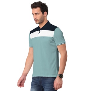 Venta al por mayor precio barato de calidad superior de los hombres Polo camiseta de diseño personalizado con estilo a rayas de manga corta hombres Polo camiseta - Product Image 6