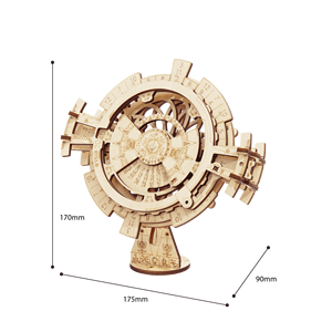 <span class=keywords><strong>Calendrier</strong></span> perpétuel 3D <span class=keywords><strong>en</strong></span> <span class=keywords><strong>bois</strong></span> à monter soi-même Robotime Rokr LK201 certifié CPC, jouets éducatifs - Product Image 5