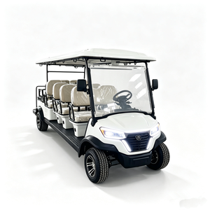 Voiturette de golf électrique 8 places, 7,5 kW de puissance, certifiée CE, véhicule touristique de tourisme - Product Image 1