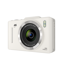 กล้อง Yuniq Anti Shake FHD 1080P ความละเอียดจริง 4KUHD สไตล์วินเทจ พร้อมฟังก์ชั่นอัตโนมัติ หน่วยความจำ 128G แบตเตอรี่ 700 mAh รุ่น 2000s Digital H16 ราคาประหยัด ขนาดเล็ก มินิ สำหรับวีล็อก - Product Image 6