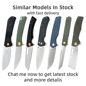 Stock G10 poignée Tanto lame de scie survie en plein air multi-outils pliant couteau de sauvetage poche avec coupe-ceinture <span class=keywords><strong>brise</strong></span>-verre - Product Image 5