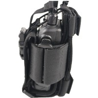 Sac banane MOLLE pour radio avec fermeture à fermoirs, pour talkie-walkie tactique, entraînement, en nylon imperméable, à porter à l'épaule