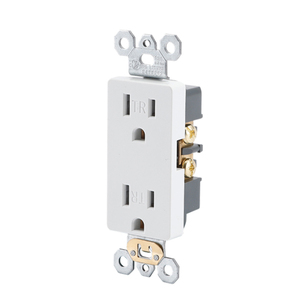 Toma de corriente de doble receptáculo estándar americano eléctrico moderno toma de pared GFCI Salida 2 salidas de CA 15A <span class=keywords><strong>enchufe</strong></span> tipo EE. UU. - Product Image 1