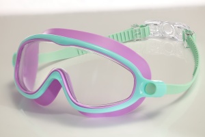 Gafas de Natación <span class=keywords><strong>para</strong></span> Niños con Marco Grande, Gafas de Natación Impermeables con Junta de Silicona y <span class=keywords><strong>Lentes</strong></span> de PC, Venta al por Mayor de Artículos de Natación <span class=keywords><strong>para</strong></span> Piscina - Product Image 3