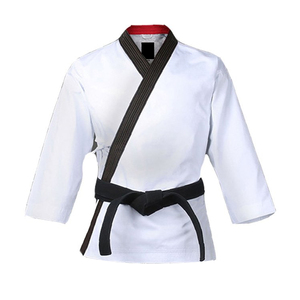 Hot Sale Custom Logo Martial Arts Wear Karate Uniform Set Premium Quality Long Sleeves Adult BJJ Karate Uniform Set for Sale - Product Image 5