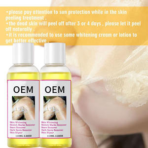 Minyak Pemutih Ekstra Kuat Label Pribadi Afrika, Menghilangkan Kulit Gelap Lutut dan Buku-buku Jari, Minyak Pengelupas Kulit Kuning Oranye untuk Memutihkan Kulit - Product Image 5