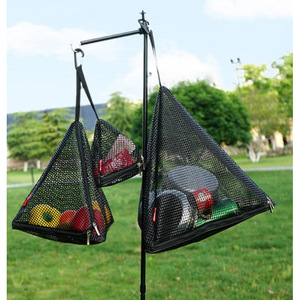 Triangular Drying Net Foldable Storage Bag Hanging Mesh Organizer For Camping Picnic Outdoor Use - Product Image 2