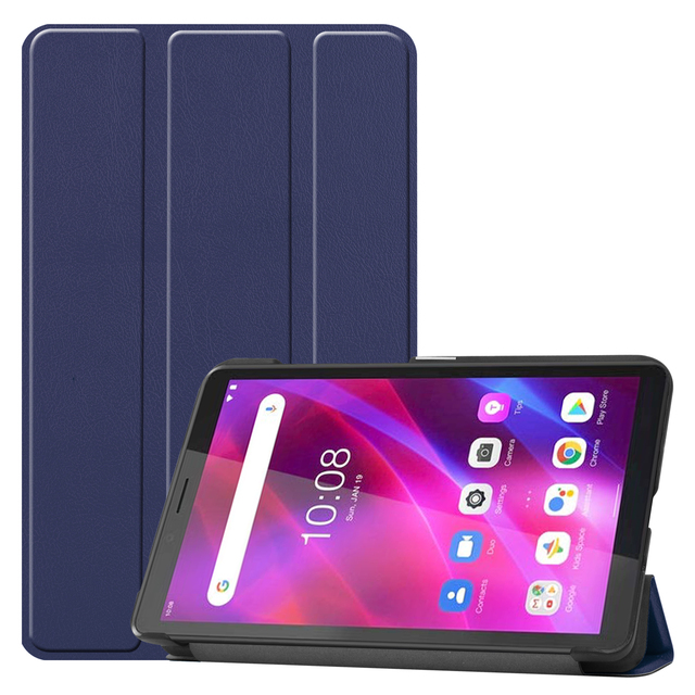 Trifold Flip Simple Folio Stand High Quality Perfect Protection Tablet Case for Tab M7 TB-7305 2nd Gen