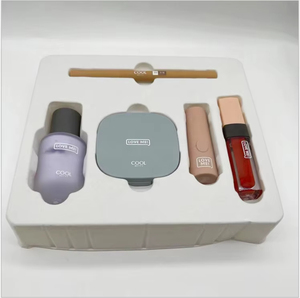 Nhà máy tùy chỉnh PS thermoformed đổ xô chân không nhung hình thành chèn bao bì nhựa vỉ khay <span class=keywords><strong>container</strong></span> cho mỹ phẩm - Product Image 3