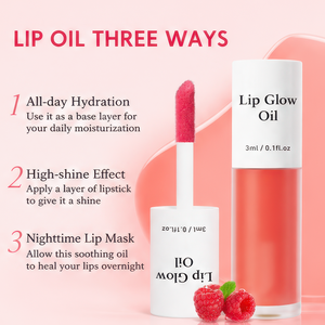 Huile à lèvres hydratante à base de fruits, effet miroir brillant, anti-transfert, pour maquillage de fête, marque privée - Product Image 4
