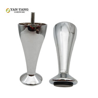 Pieds de meubles modernes YANYANG, de haute qualité, 12 cm, en métal doré, pieds de canapé en fer pour chaise, table, lit