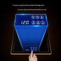 Planche à découper électrique intelligente à écran tactile carré avec température constante et isolation alimentaire pour la table à manger à domicile
