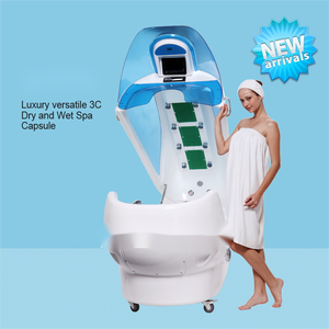 Khô ướt Spa Viên nang hồng ngoại hơi Ozone trị liệu nước <span class=keywords><strong>massage</strong></span> thảo dược tắm chăm sóc sức khỏe Thiết bị <span class=keywords><strong>massage</strong></span> giường hồng ngoại hấp - Product Image 5