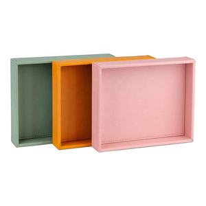 Plateau <span class=keywords><strong>de</strong></span> rangement pour bureau, organisateur en cuir PU, plateau <span class=keywords><strong>de</strong></span> chevet, plateau <span class=keywords><strong>de</strong></span> coiffeuse, boîte à monnaie, organisateur <span class=keywords><strong>de</strong></span> rangement pour clés et bijoux - Product Image 6