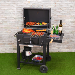 Multifunctional Charcoal BBQ Grill With Smoker Function For Backyard Outdoor Use - Product Image 1