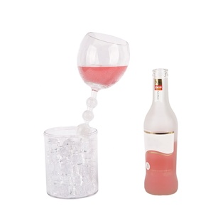 Ly Rượu Nổi Trên Bãi Biển Newinhome, Bằng Nhựa Acrylic, Thiết Kế Mới, Có Thể Tự Đứng - Product Image 1