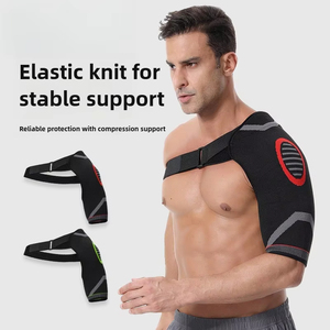 En gros 1 pièce Sangle d'épaule élastique réglable avec coussinets de sport, attelle articulaire de compression fixe pour fitness, entorses et tensions musculaires - Product Image 1