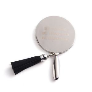 Hot Selling Custom Logo Metal New Design Durable Portable Handheld Vanity Makeup <b>Mirror</b> - Product Image 5