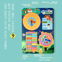 Montessori jeux éducatifs auto-discipline croissance calendrier météo semaine pâte carte temps cognitif jouets pour enfants garçons filles