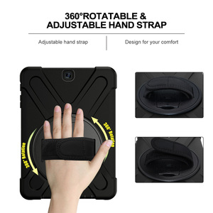 Étui de protection robuste pour tablette Samsung <span class=keywords><strong>Galaxy</strong></span> Tab <span class=keywords><strong>S2</strong></span> 9.7" T810 T815 avec sangle de transport et bandoulière - Product Image 2