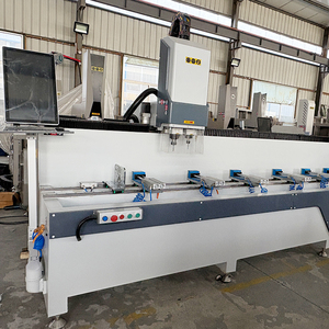 WEIKE CNC Double Head 3000mm Work Stroke Aluminum Profile CNC No Flip Milling Drilling <strong>Machine</strong> <strong>Window</strong> and Door Making <strong>Machine</strong> - Product Image 3