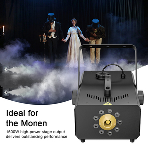SHEHDS 1500W RGB LED Smog Maker DMX512 Stage Fog Machine for DJ Concert Event Effect - Product Image 4