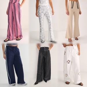 Stock de pantalons amples et droits décontractés pour femmes, style mixte, mode été 2025 - Product Image 5