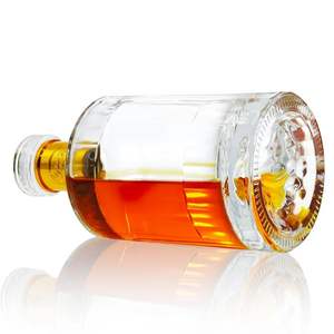 Bouteille de Liqueur en verre, tiquila/whisky rond, Xo, de luxe, de qualité, à la mode, <span class=keywords><strong>700Ml</strong></span> - Product Image 5