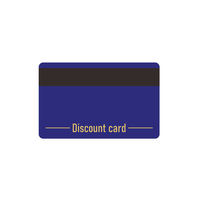 Kartu Hadiah Karyawan Hotel RFID Strip Magnetik Frekuensi Rendah Kustom Double-Sided Loco 300oe/Hico 2750Oe Tahan Air