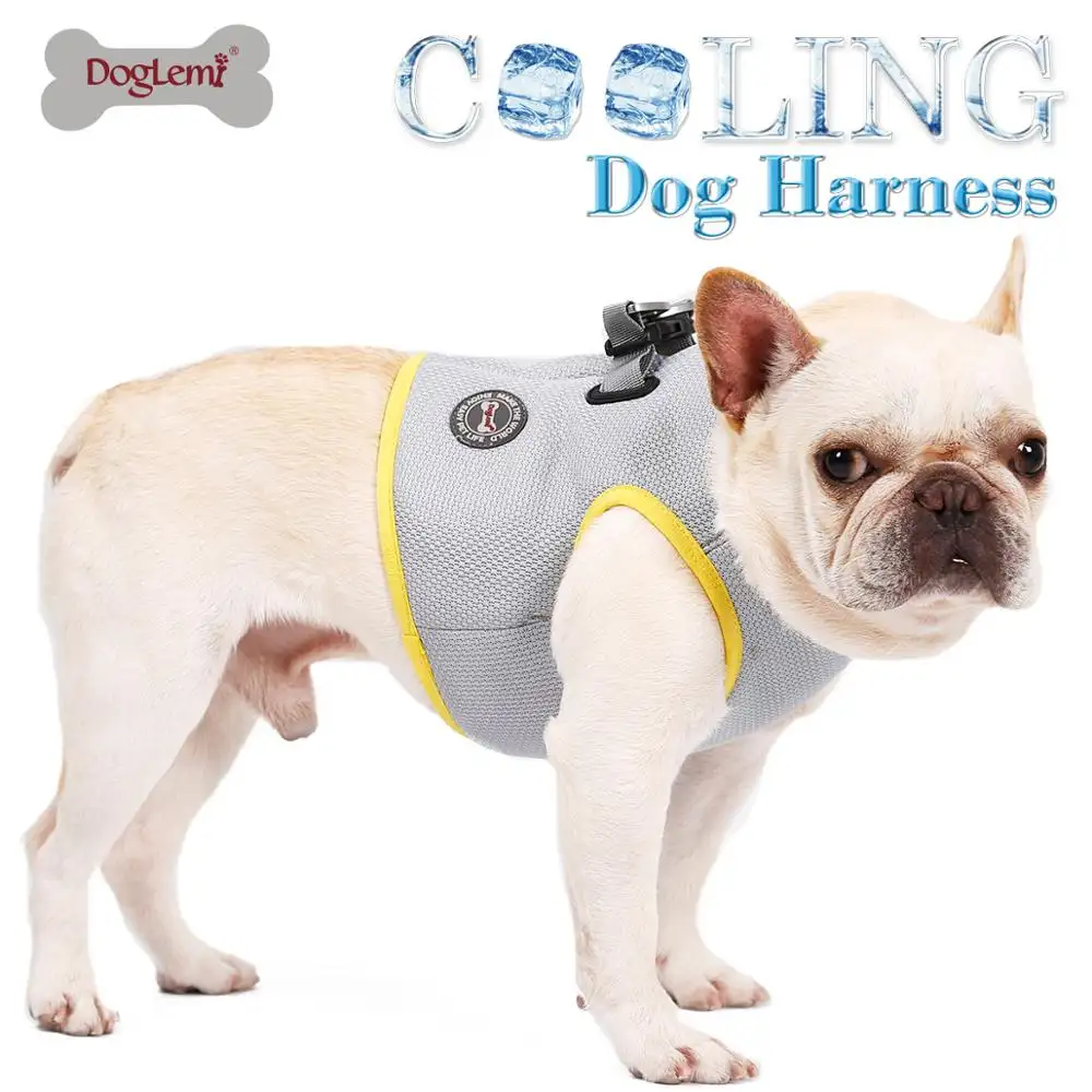 Заводская цена, охлаждающая шлейка для домашних животных DogLemi, летняя сетчатая шлейка для прогулок и собак