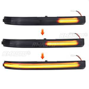 2 pièces LED clignotant dynamique rétroviseur clignotant lampe pour Peugeot 3008 5008 2017-2022 <span class=keywords><strong>Citroen</strong></span> C5 Aircross - Product Image 2