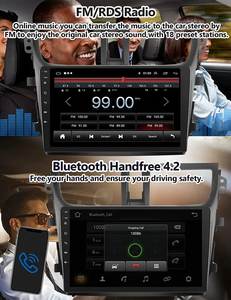 หน้าจอสัมผัสสำหรับรถยนต์แอนดรอยด์<span class=keywords><strong>2</strong></span> + 32ก. 9นิ้วเครื่องขยายเสียง DSP นำทาง GPS IPS หน้าจอ <span class=keywords><strong>LCD</strong></span> สำหรับ Suzuki celerio 2015-2018 - Product Image 5