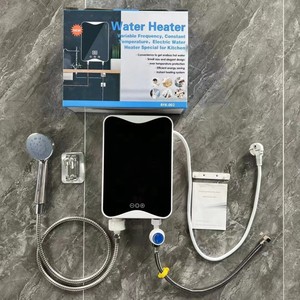 Chauffe-eau électrique instantané 3000W à commande tactile, mural, avec douchette pour cuisine et salle de bain RYK-002 - Product Image 1
