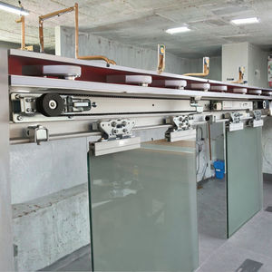 Ouvre-porte automatique en verre électrique Chisung <span class=keywords><strong>CSASD</strong></span>-A1, design moderne, télécommande, moteur sans balais CC, induction, porte coulissante automatique, villa - Product Image 2