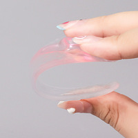 Coussinets de protection pour l'avant-pied à motif papillon pour tongs, coussinets en gel transparents, doux, absorbant les chocs et antidérapants
