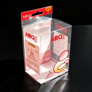 Custom logo Cosmetics Transparent PVC Folding <b>Box</b> Transparent Plastic for Lipstick Packaging <b>Box</b> with Hanger - Product Image 4