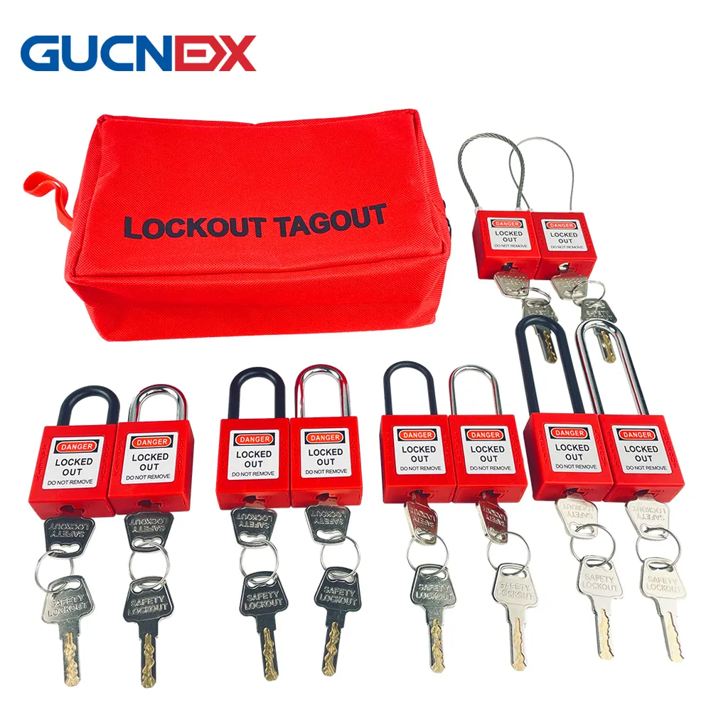 Loto Out Veiligheidsapparaat Industria Hangslot Beveiligde Tagout Slot Hangslot Fabrikant In China Master Slot Met Sleutel