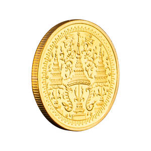 タイ象記念コイン金メッキ金属お土産仏教寺院アートコレクション幸運コインオリジナルデザイン - Product Image 5