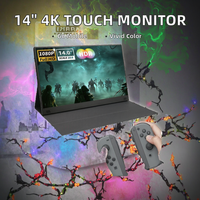 14 Inch Ultra-Slim IPS Panel Portable Monitor with 100% Touchscreen 1080p USB-C HD Connection for Laptop