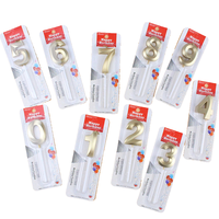 Bougies d'anniversaire numéro de haute qualité bougies de gâteau pour le fournisseur de bougies de gâteau d'anniversaire