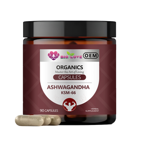 Capsules d'Ashwagandha pour la santé, extrait naturel de plantes, régule le cortisol, réduit l'anxiété, améliore le sommeil - Product Image 4
