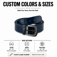 Ceinture de baseball en PU brillant, ajustable avec boucle sécurisée, classique pour le sport et le softball, idéale pour l'équipe, le terrain et le quotidien