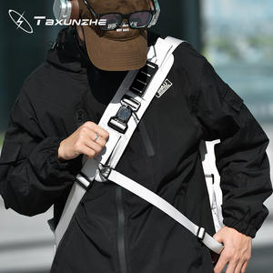 Sac bandoulière Apollo 2 pour homme, sac à dos décontracté et tendance avec logo, sac messager fonctionnel pour le travail, sac pour ordinateur en nylon résistant - Product Image 3