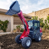 Heißes Produkt: 4WD Kompakt-Frontlader für die Landwirtschaft – 4WD Diesel Teleskop-Radlader mit Schaufel für Garten und Hof