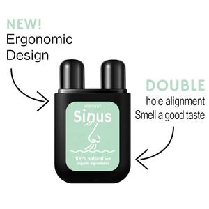 Oem/Odm <span class=keywords><strong>Sinus</strong></span> Druk Neusinhalator Voor Congestie, Verstopte Neus Aromatherapie Inhalator Met Natuurlijke Etherische Oliën - Product Image 2