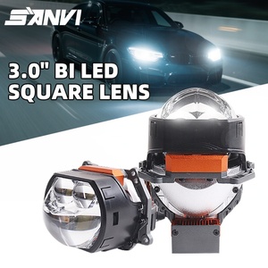 New Square Lens SU7 Double Direct Dual Lens 3-Inch <b>Projector</b> Lens 76W Car <b>Lamp</b> - Product Image 2