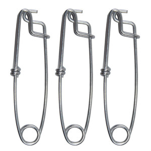 Clips para Líneas de Pesca, Clips de Acero Inoxidable con Esmerillón Giratorio, Colgador de Ramas, Clip para Atún, Resistencia de 4KG-90kg, Tamaño 14-4/0, Nuevo - Product Image 2
