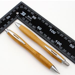 Recycled Personalized Wood Engraving Thick <b>Pen</b> With High Quality Printed Custom Logo Eco-friendly Bamboo Supplier Ball Ballpoint - Product Image 6