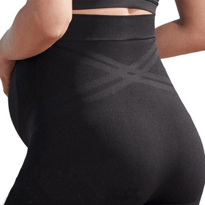 OEM all'ingrosso di maternità Leggings senza soluzione di continuità sopra la pancia gravidanza pantaloni Yoga allenamento palestra comodo - Product Image 4