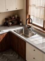 Upgrade Flexible 360 °   Robinet de cuisine à double mode de pulvérisation avec bec en silicone anti-éclaboussures et économiseur d'eau